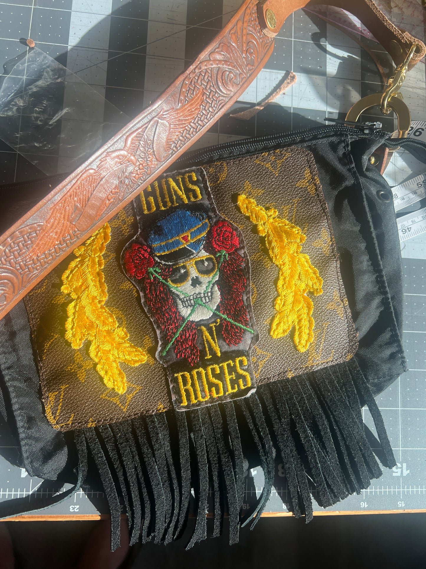 Guns n Roses x LV crossbody