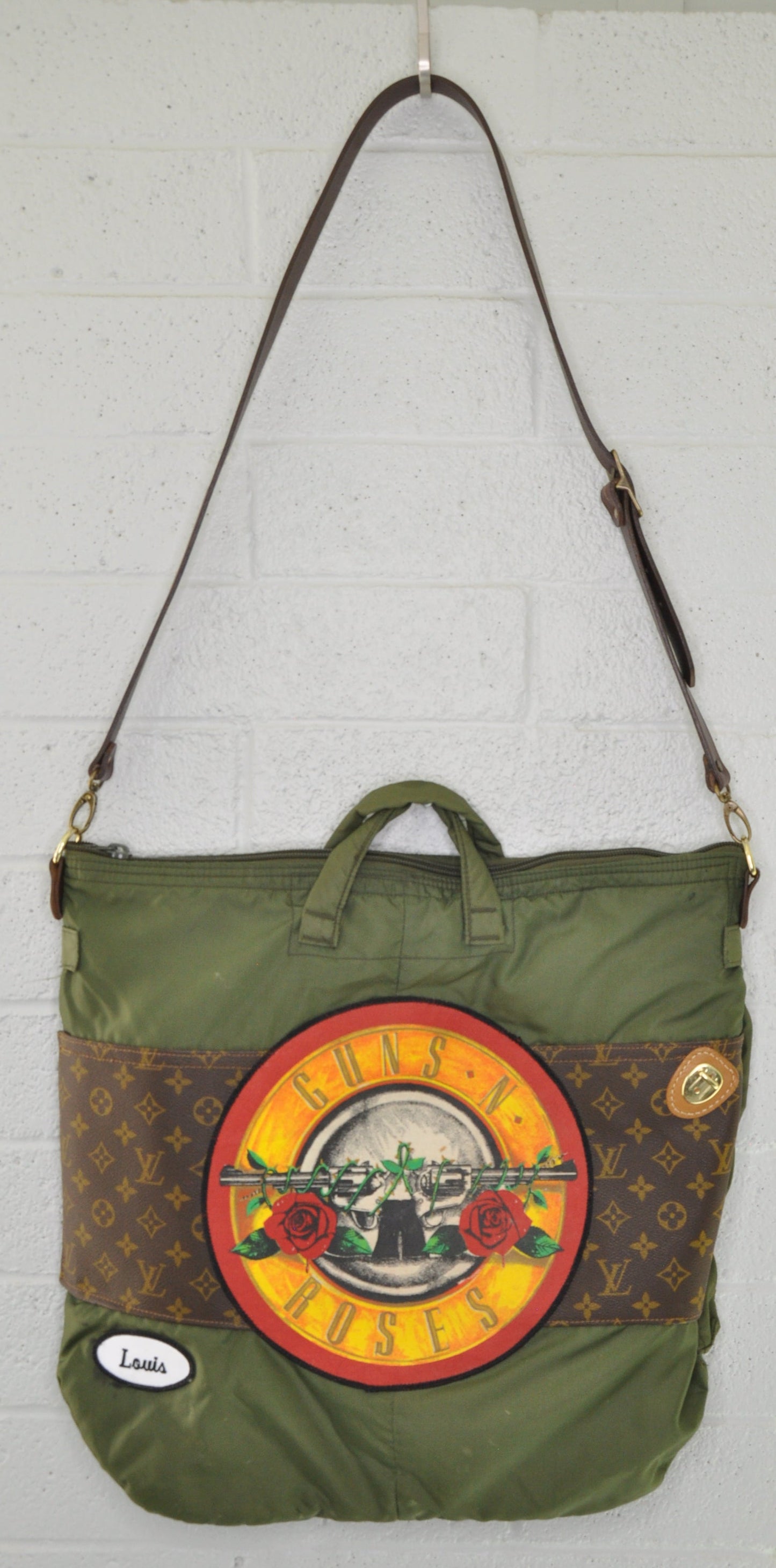 VINTAGE BAG FLYERS HELMET BAG LV X GUNS N ROSES