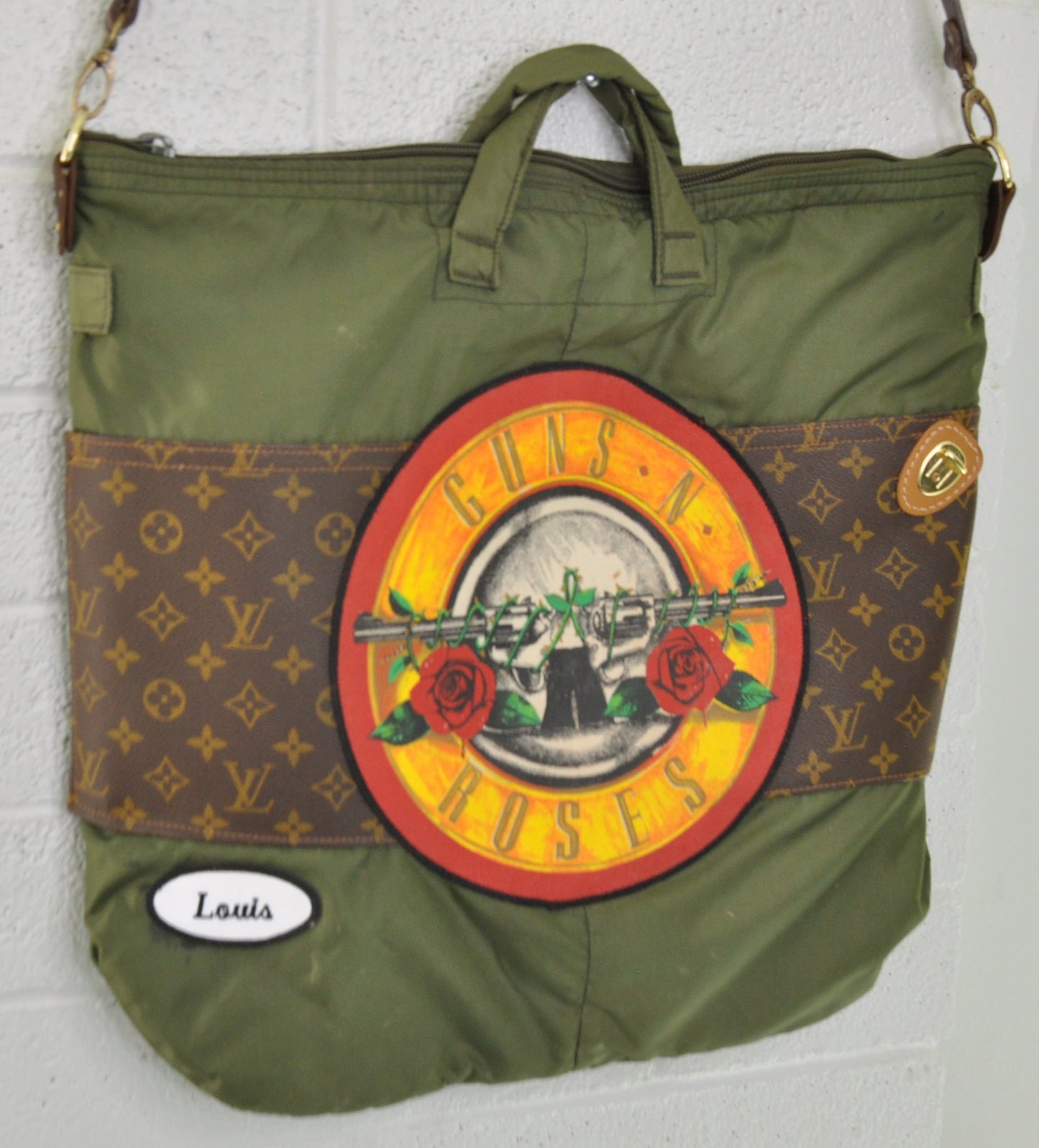 VINTAGE BAG FLYERS HELMET BAG LV X GUNS N ROSES