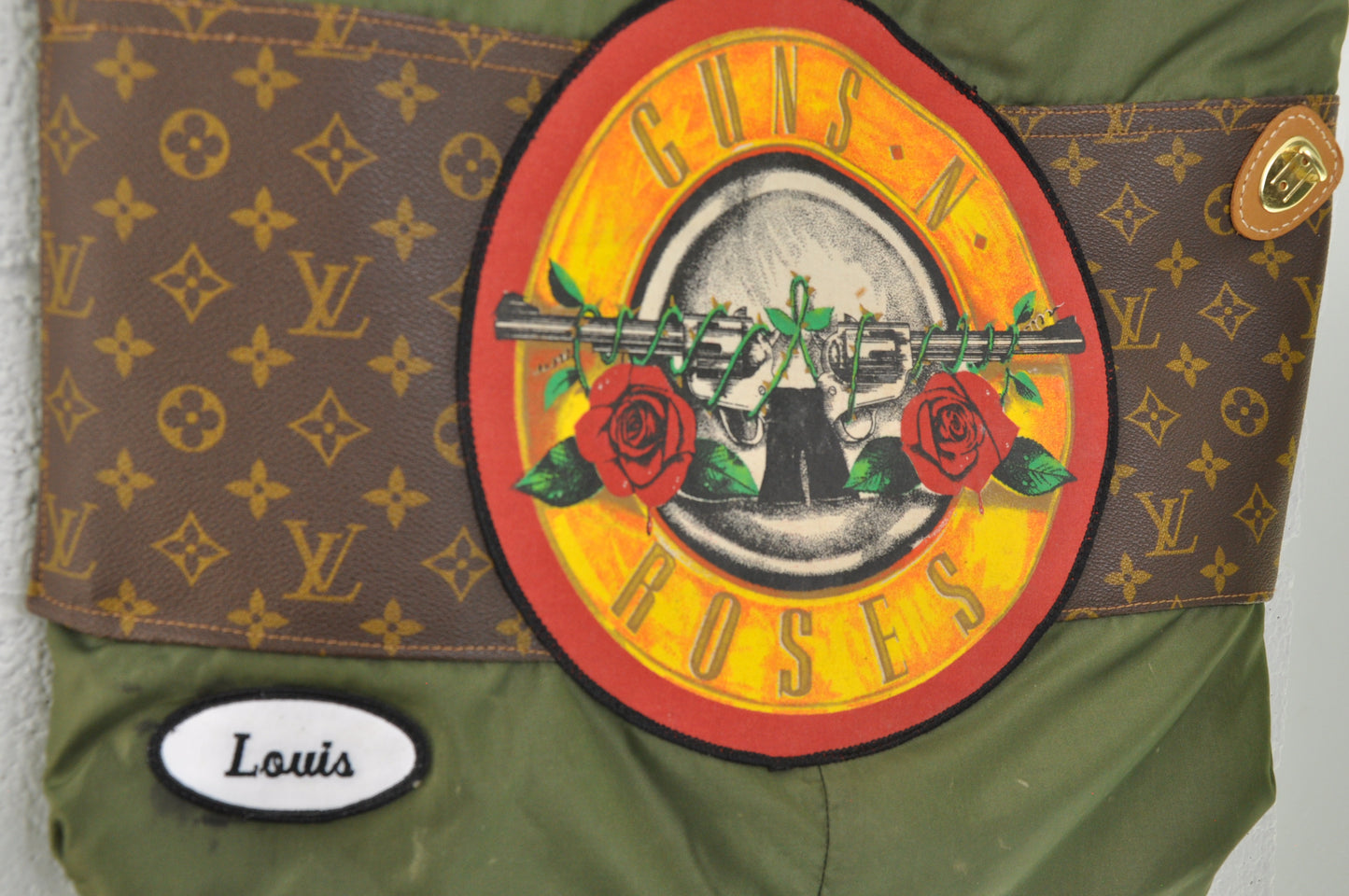 VINTAGE BAG FLYERS HELMET BAG LV X GUNS N ROSES