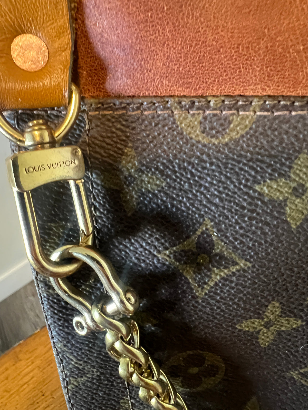 1969 USPS mailbag x Louis Vuitton authentic materials