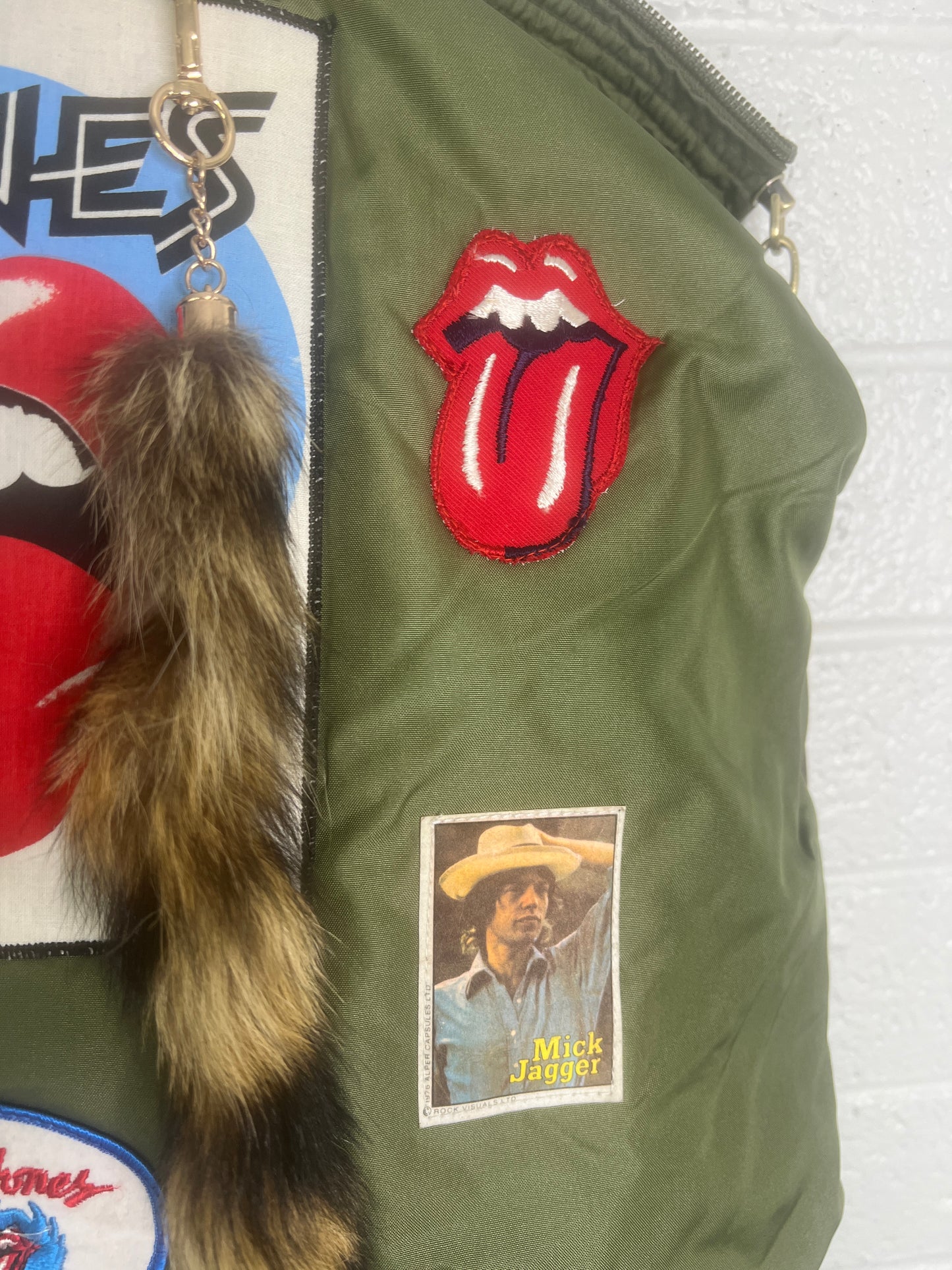 Rolling Stones flyers helmet bag  (ONE OF A KIND)