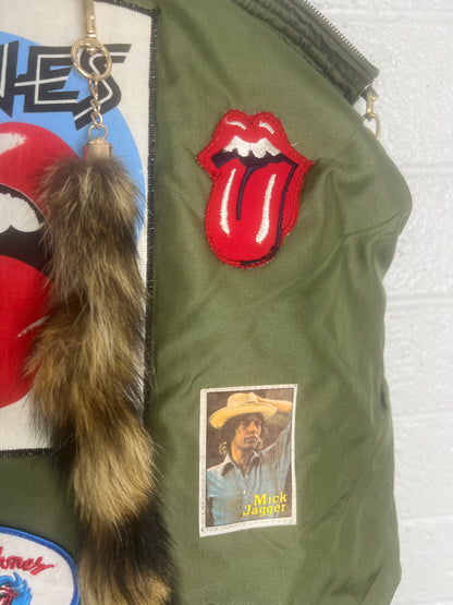 Rolling Stones flyers helmet bag  (ONE OF A KIND)