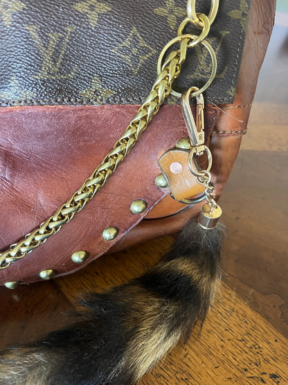 1969 USPS mailbag x Louis Vuitton authentic materials