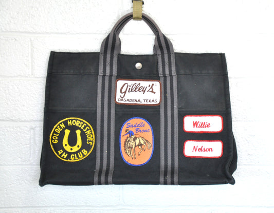 Hermes Fourre Tout MM vintage x  Gilleys x Willie Nelson one of a kind.