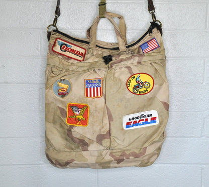 DESERT CAMO PILOT HELMET HONDA BAG