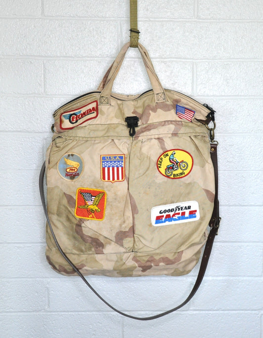 DESERT CAMO PILOT HELMET HONDA BAG