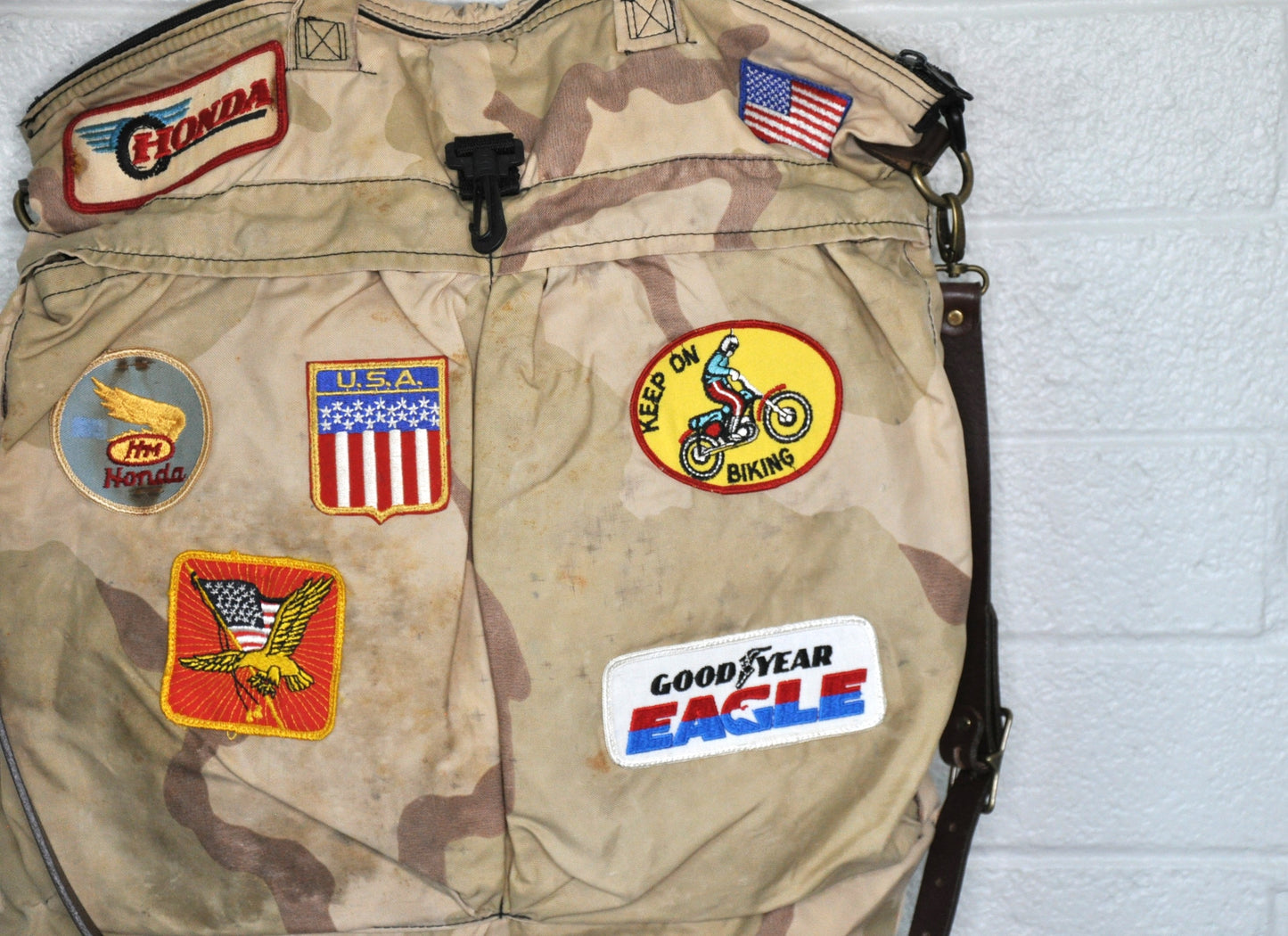 DESERT CAMO PILOT HELMET HONDA BAG