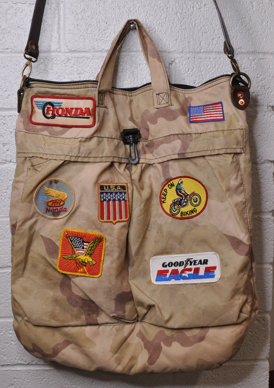 DESERT CAMO PILOT HELMET HONDA BAG
