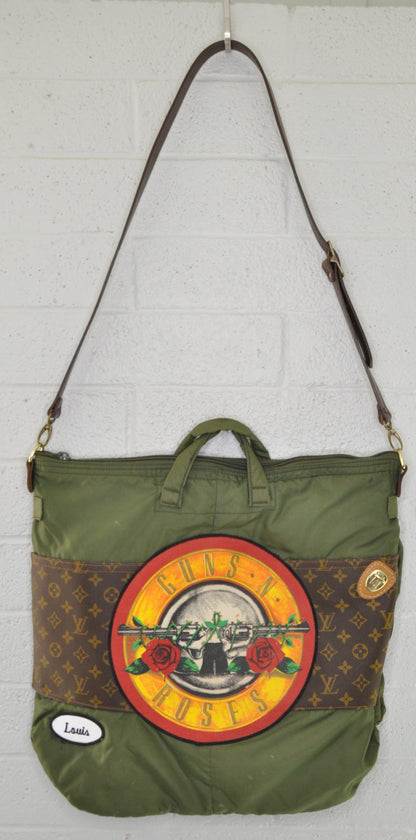 VINTAGE BAG FLYERS HELMET BAG LV X GUNS N ROSES