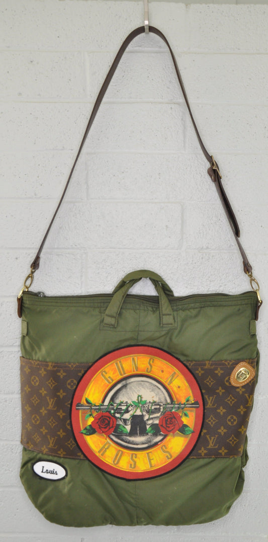 VINTAGE BAG FLYERS HELMET BAG LV X GUNS N ROSES