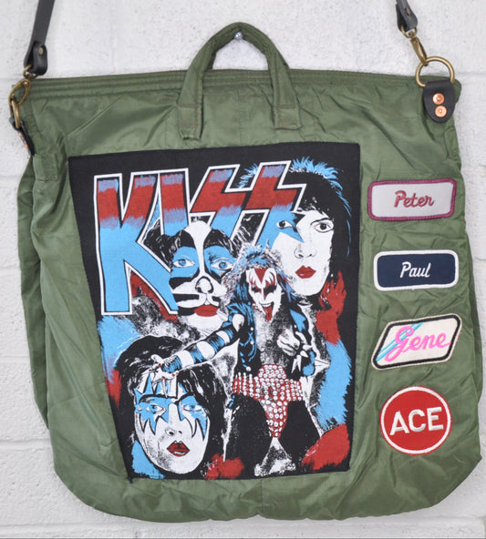 VINTAGE KISS FLYERS HELMET BAG