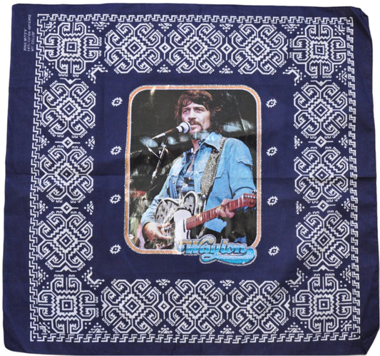 WAYLON JENNINGS VINTAGE BANDANA